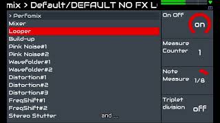 01 howto Perfomix looper