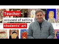 Quebec teacher allegedly selling students artwork online