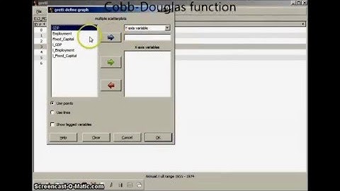 Cobb-Douglas production function estimation