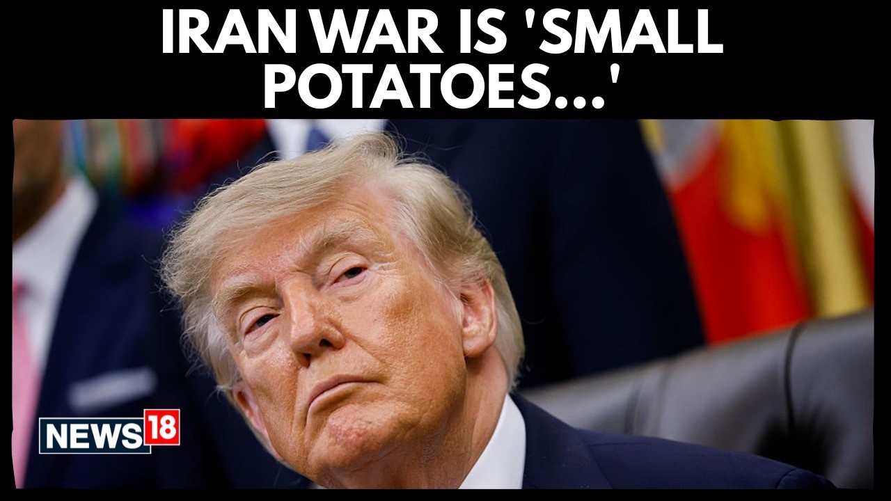 US Iran War | Trump Calls Iran War ‘Small Potatoes’, Eyes Pickaxe Mountain Strike | Iran News