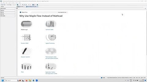 Why use Maple Flow instead of Mathcad