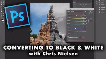 My Video Tutorial on Using the Black & White Feature in Photoshop CC.
