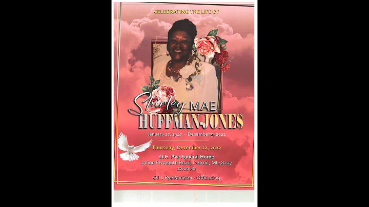 Homegoing Service For Shirley Huffman-Jones