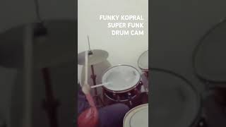 Download Lagu funky kopral super funk drum cover #shorts #drumcam MP3