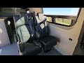 JMG Wall Hugger 18&quot; seats in Launch Vans Sprinter build