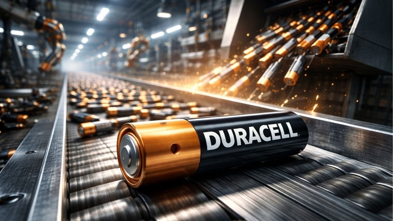 COMMENT C'est fait piles DURACELL 🔋 | Dans l’USINE: fabrication à 3.500/min, étape par étape