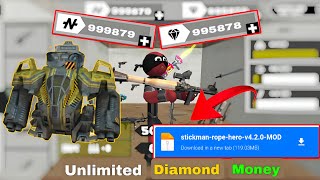 Stickman Rope Hero v4.2.0 MOD APK (Unlimited Money) Mod apk Download For Android & I iOS screenshot 1