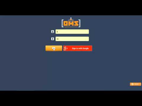 OMS: How to login