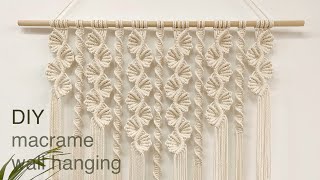 DIY | macrame leaves wall hanging | ทำเอง | macrame ใบไม้แขวนผนัง