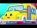 Wheels On The Bus &amp; Firetruck Song, Kindergarten Rhymes for Kids