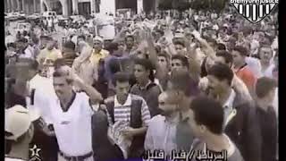 لحظة إعلان خبر وفاة ملك المغرب الملك الحسن الثاني رحمه الله على القناة الاولى و انهيار المذيع 1999