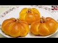 BÁNH BAO NƯỚNG BÍ ĐỎ, Cách làm Bánh Mì thơm ngon Xốp mềm - BÁNH MÌ Halloween Pumpkin by Vanh Khuyen