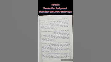 MPS 01 Solved Assignment 2024-25 In Hindi | MPS 1 Handwritten Assignment 2025 | #Shorts #Ignou