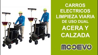 Carro de limpieza viaria eléctrico y dual