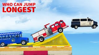 Cars vs Longest Jump - GTA 5 Mods