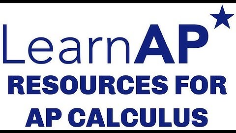 Resources to Help You Learn AP Calculus