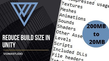Unity Tutorial | Reduce Build size in Unity