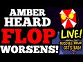 LIVE! Amber Heard FLOP WORSENS! She QUIT?! Russell Brand CRAZY GETS BAD - RUMBLE TARGETED!