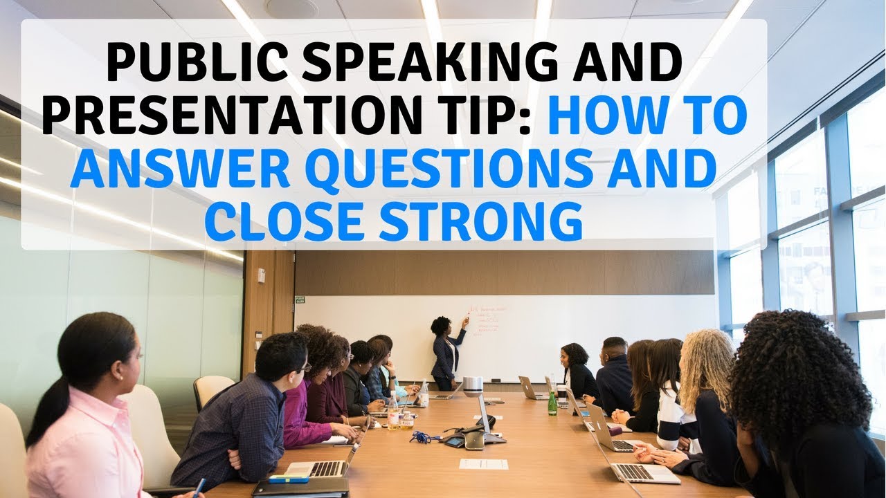 public speaking presentation questions