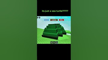 Thumbnail of it is a sea turtle or a big island??? grow a garden(roblox) #roblox #growagarden