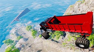 MONSTER TRUCK JUMP - CRASH #001 BeamNG.drive