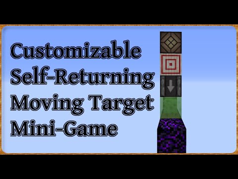 Customizable Moving Target Mini-Game | Minecraft 1.16+  @MaizumaGames