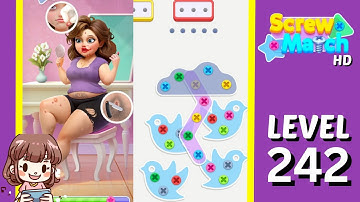 Screw Match Level 242 Solution Walkthrough