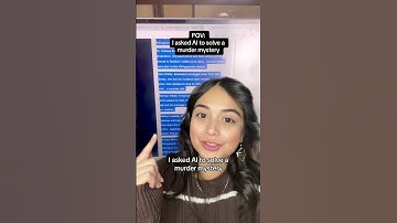 I asked AI to solve a murder mystery🔥 Get access to ChatGPT 4 for free, Link in the description