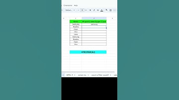 Proper/Lower and Upper Case Function I #upper #uppercase #lower #lowercase #exceltutorial #excel