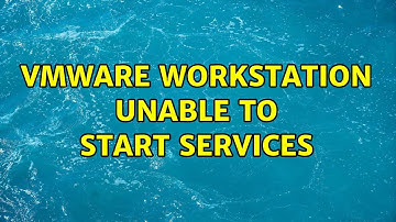 Ubuntu: VMware workstation unable to start services