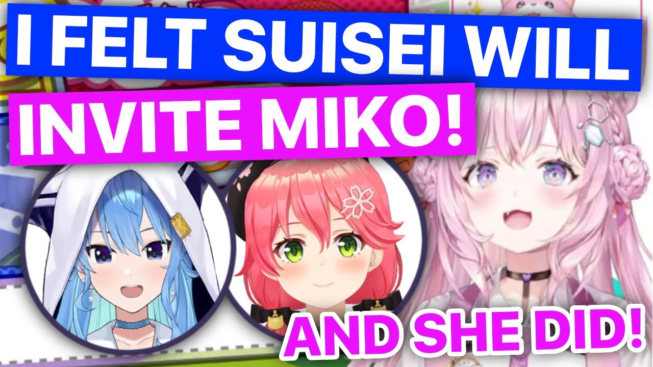 Koyo Felt Suisei Would Invite Miko (Hakui Koyori / Hololive) [Eng Subs]