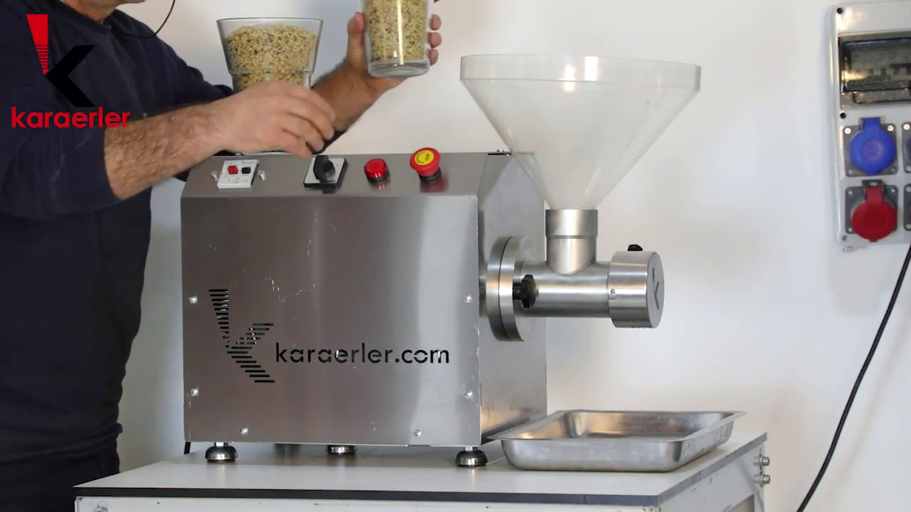 P1 PLUS Püre Makinasi/kırık Fındık Püresi  yapımı/hazelnut purée/hazelnut paste for ice cream