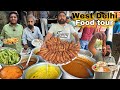 Top 5 famous street food in tilak nagar  rame de chole bathure  kale ki dahi bhale  t2 di hatti
