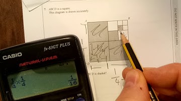 Q7 Functional Fraction of a Shape Foundation Calculator Paper Sample Assessment Material 9-1 Gcse