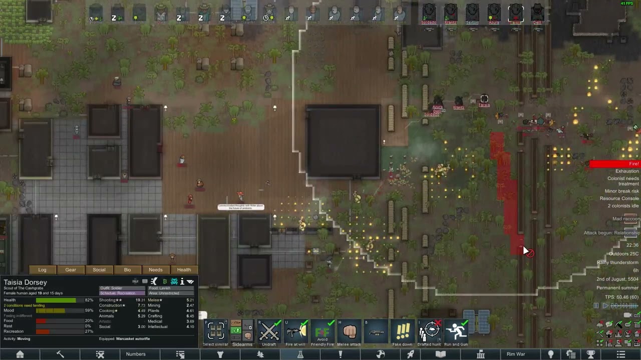 Rimworld - Warcasket power - YouTube