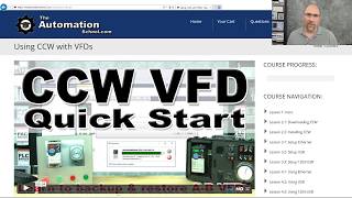 Just Released New Quick Start On How To Use Ccw With A-B Vfds