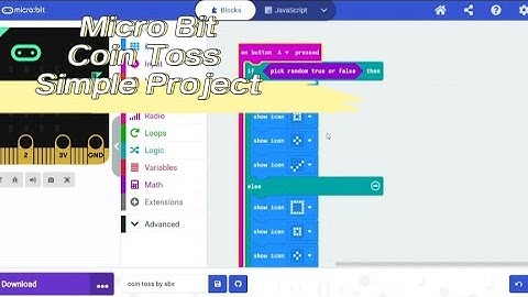 Simple Coin Toss Project With Microbit | ShadowBenike x