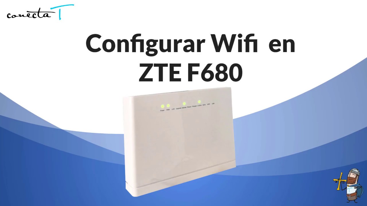 Configuración Wifi en ZTE F680 - YouTube