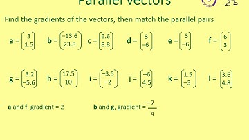 2 3 parallel and perpendicular vectors