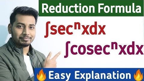 Reduction formula of Sec^n(x) and Cosec^n(x) | Integral Calculus | Bsc maths | CP maths world