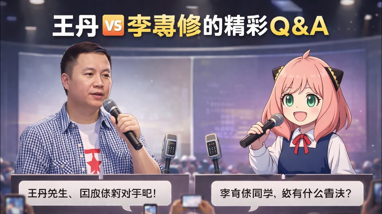 王丹🆚李聿脩的精彩Q&A