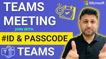 How To Join Microsoft Teams Meeting with Meeting ID and Passcode