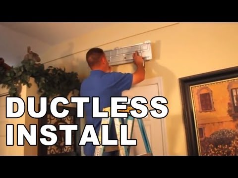 Installation of a Ductless Air Conditioning System