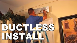 Installation of a Ductless Air Conditioning System