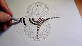 How to Draw an Abstract #geometry Artwork with #design #patterns