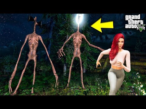 ИГРАЮ ЗА СИРЕНОГОЛОВОГО И ИЩУ ФОНАРЕГОЛОВОГО В ГТА 5 МОДЫ! SIREN HEAD ОБЗОР МОДА В GTA 5! ВИДЕО MODS