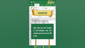 How to Transpose data with an EXCEL formula?#excel #shorts #exceltips #tipsandtricks #exceltricks