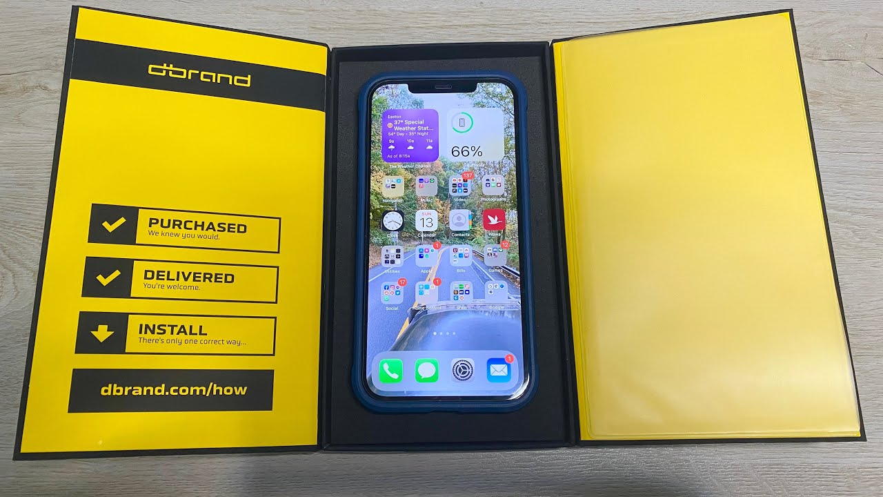 Best Screen Protector for Iphone Dbrand Tempered Glass Unbox and