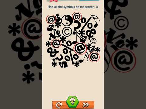 Find all the symbols on the screen @ - IQ BOOST Level 56 #shorts #iqboost #gameplay