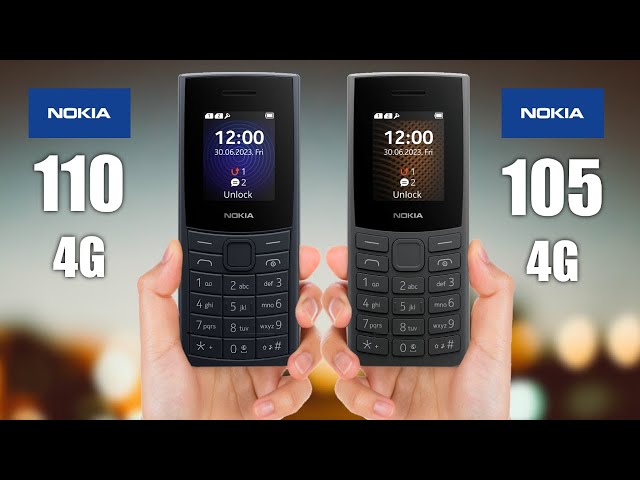 Nokia 110 4G 2023 VS Nokia 105 4G 2023